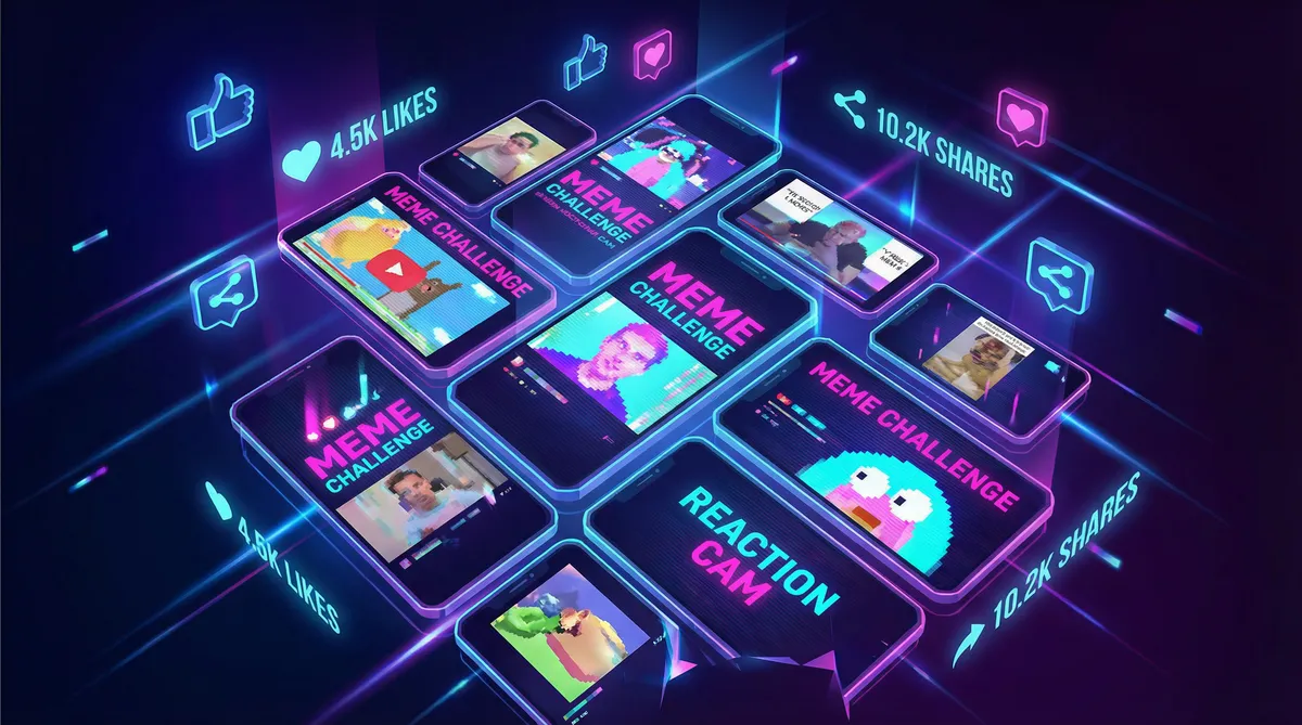 娱乐反斗星 热梗挑战活动 - 用户二次创作展示